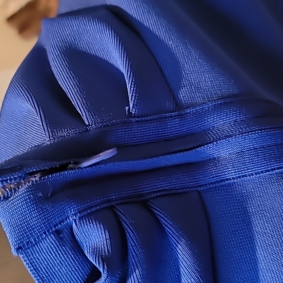 Royal Blue Bodycon Dress - Picture 4 of 4